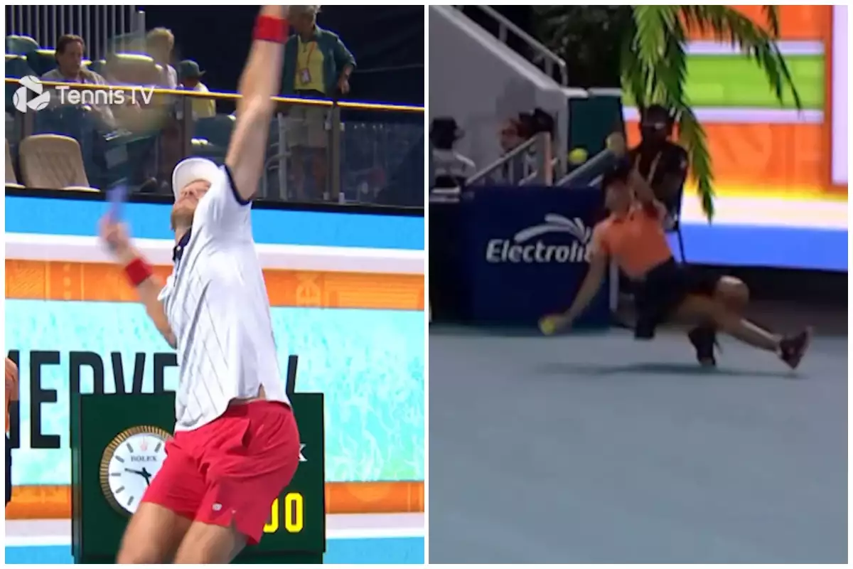 Ο Νίκολας Τζάρι είδε την πορεία του στο Miami Open να ολοκληρώνεται στην προημιτελικά φάση, χάνοντας από τον Ντανίλ Μεντβέντεφ.