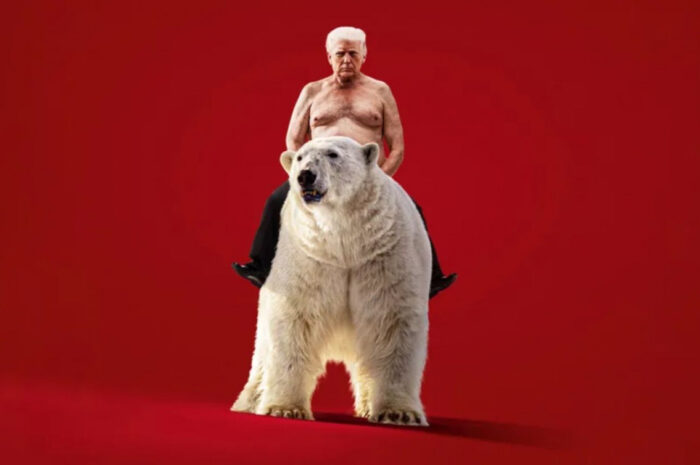 Economist: Ο Τραμπ σε ρόλο γητευτή μίας πολικής αρκούδας στο εξώφυλλο