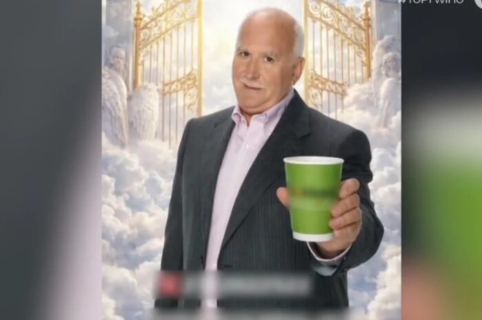 Αντιδράσεις με AI εικόνα του Γ. Παπαδάκη να «κερνάει καφέ από τον παράδεισο» σε μία ασύλληπτη διαφημιστική κίνηση