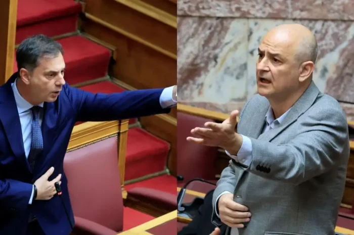 Καβγάς Χάρη Θεοχάρη – Αλέξανδρου Καζαμία στη Βουλή: «Γιατί γίνατε βουλευτής του ελληνικού Κοινοβουλίου;» – «Ντροπή σας»