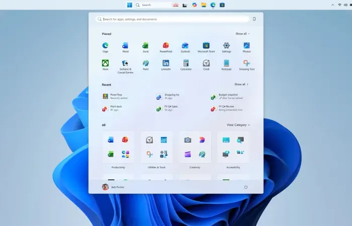 Windows 11: Έρχεται μετά από πέντε χρόνια η δυνατότητα να μετακινήσετε την μπάρα της Έναρξης!