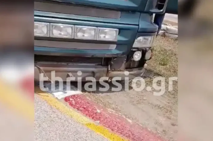 Απίστευτο περιστατικό στον Ασπρόπυργο: Φορτηγό έχασε τον έλεγχο και μπήκε σε πίστα καρτ